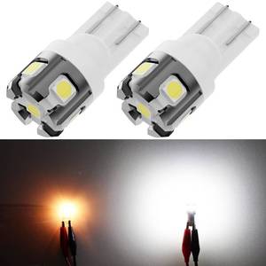 lot 9118 image: PHINLION 194 LED Light Bulb 6000K White Super Bright 168 175 2825 W5W T10 Wedge 6-SMD 3030 Chipsets LED Replacement Bulbs for Car Interior Dome Map Readling Door Courtesy License Plate Lights