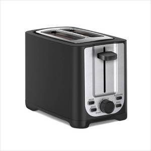 lot 9128 image: BELLA 2 Slice Toaster with Auto Shut Off - Extra Wide Slots & Removable Crumb Tray and Cancel, Defrost & Reheat Function - Toast Bread, Bagel & Waffle, Black