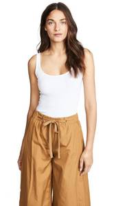 lot 9178 image: Vince Womens Scoop Neck Tank, White, Small