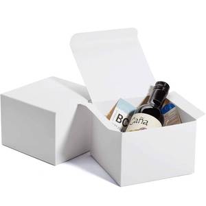 lot 9202 image: MESHA 100PC White Gift Boxes with Lids for Presents 6x6x4 Inch,Sturdy Bridesmaid Proposal Small Gift Box,Recyclable Paper Party Favor Gift Boxes Bulk for Wedding,Graduation,Birthday