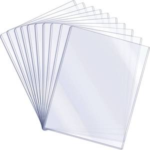 lot 9947 image: Jecery 10 Pcs 8.5 x 11 Rigid Print Protectors Clear Rigid Plastic Paper Page Protectors Photo Plastic Sleeves for Document