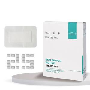 lot 9960 image: 6X8 Inches Extra Large Sterile Adhesive Island Wound Dressing Bandages - Non Woven Cover with Bordered Gauze Pads, 25 Individually Pack, High Absorbent, Medical Grade by QICHUANG(6X8 INCHES - C25)