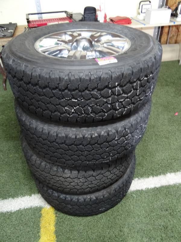 lot 7480 image: Set of 4 18 F-150 6 Lug Tire and Wheels