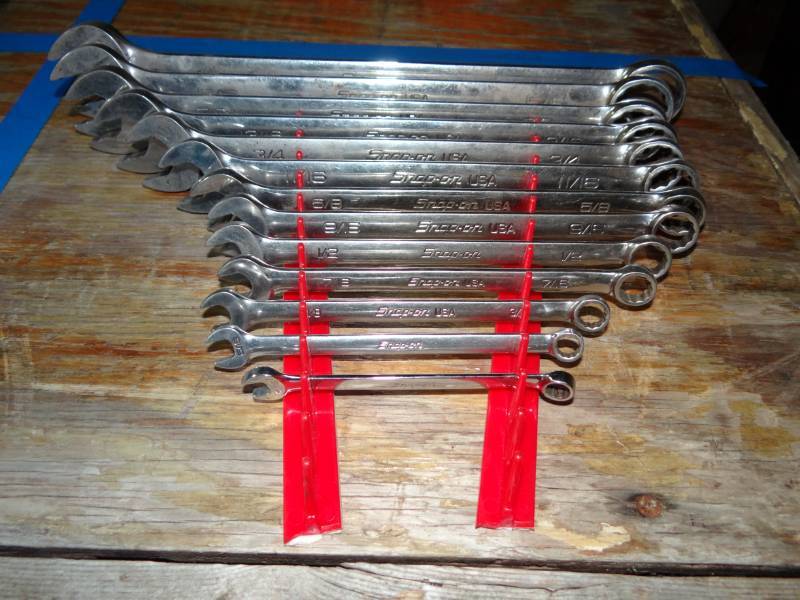 lot 7500 image: Set of Snap on Combination Wrenches Approx. 13