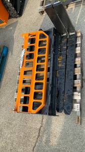 lot 205 image: (Unused)- 42in Beveled Skid Steer Pallet Fork