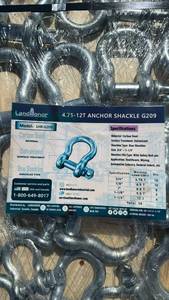lot 263 image: (Unused)- LandHonor - 4.75-12T Industrial Anchor Shackles Set LHR-G209