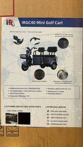 lot 374 image: (Unused)-Purple IRGC40 High-End Mini Golf Cart - Electric Vehicle