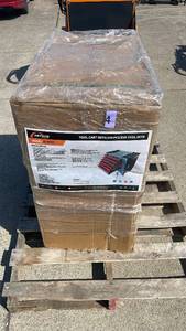 lot 701 image: (JS-RC07) Arteer Professional Tool Cart with 258-Piece EVA Tool Set unused