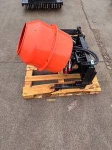 lot 90 image: IRLMB - (Unused)- Industrial Concrete Mixing Bucket Mini Skid Steer Attachment