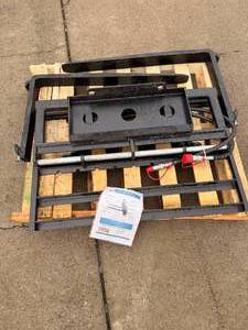 lot 86 image: IRLSF - Unused - IRanch Side Shift Forks Mini Skid Steer Attachment