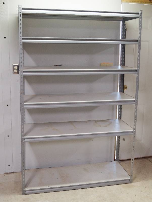lot 1001 image: Shelving Unit - 6 shelf - WOW - See pics for measurements