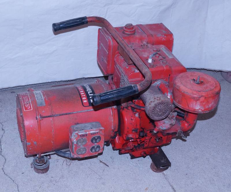 pictures of vintage homelite generators