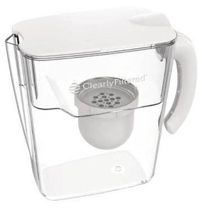 lot 56307 image: Clearly Filtered Water Pitcher with Advanced Filtration - Retail $85