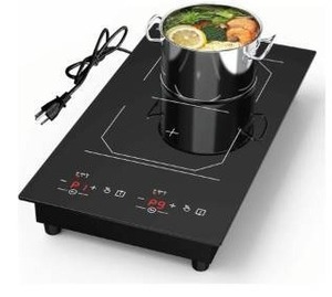 lot 56329 image: Double Burner Induction Cooktop - Retail $99
