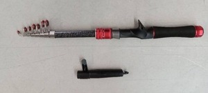 lot 57927 image: Telescopic Fishing Rod with Red Accents - Retail $25