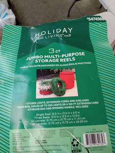 lot 57949 image: Holiday Living 3-Pack Storage Reels - Retail $15