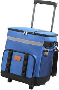 lot 57959 image: Spherate Rolling Cooler Bag with Telescopic Handle - Retail $49