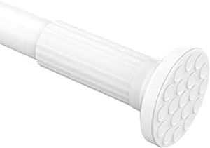 lot 57979 image: Adjustable Spring Tension Curtain Rod - Retail $45
