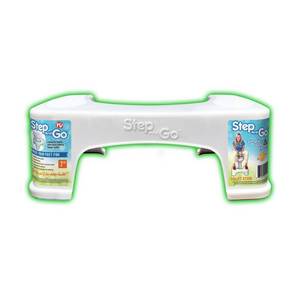 lot 58123 image: Step and Go Toilet Stool 7  - Bathroom Squat Stool - Retail $49
