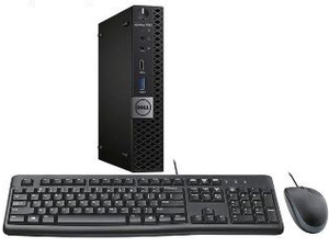 lot 8143 image: Dell Optiplex Desktop Computer Bundle - Retail $225