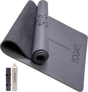 lot 59011 image: YOGATI Professional Non-Slip Yoga Mat with Accessories - Retail $59