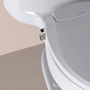 lot 59013 image: Brondell Swash Ecoseat White Round Bidet System - Retail $219