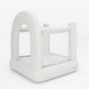 lot 9021 image: Smol Mini Rainbow Play Arch 54x60 - White Inflatable Play Space - Retail $199