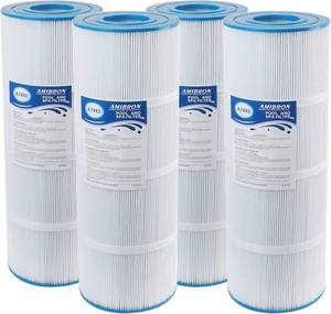 lot 9033 image: Amibron C-7483 Pool Filter Cartridge Set - 4 Pack - Retail $119