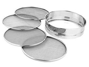 lot 56330 image: Uniket Sumeet 4-in-1 Stainless Steel Folding Chalni Sieve Set&nbsp