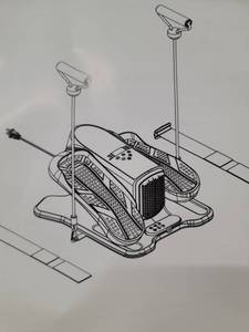 lot 56350 image: Under Desk Elliptical Exercise Machine with Bluetooth Speaker - Retail $199