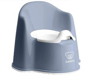 lot 58189 image: BabyBjorn Blue Toilet Training Seat - Retail $15