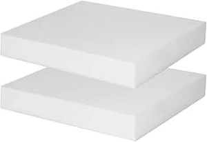 lot 59084 image: High Density Upholstery Foam Sheets - Set of 3 - product recieved will be gray - Retail $19