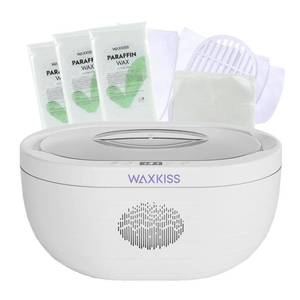 lot 9100 image: Waxkiss Paraffin Wax Machine Kit - Retail $120
