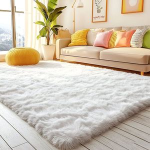 lot 59118 image: Luxurious Shag Area Rug 8x10ft - Retail $53