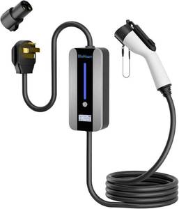 lot 9104 image: BiaHawn Level 2 EV Charger 40A with Tesla Adapter - Retail $149