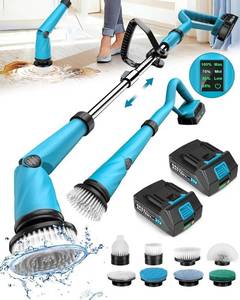lot 59112 image: Cordless Power Scrubber with Attachments - Retail $79