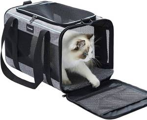 lot 59123 image: Vceoa Soft-Sided Pet Carrier - Retail $21