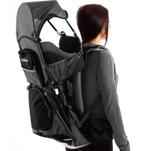 lot 9128 image: Luvdbaby Hiking Baby Carrier Backpack - Retail $194