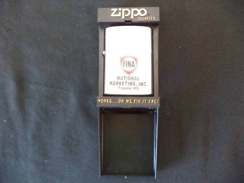 lot 2470 image: Fina National Marketing Inc. Zippo Lighter
