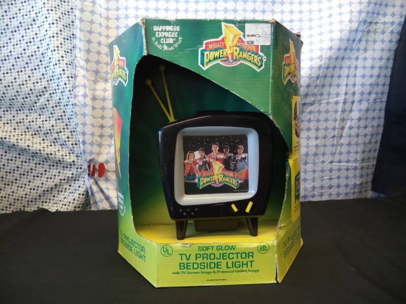 lot 2494 image: Power Rangers TV Projector Bedside Light