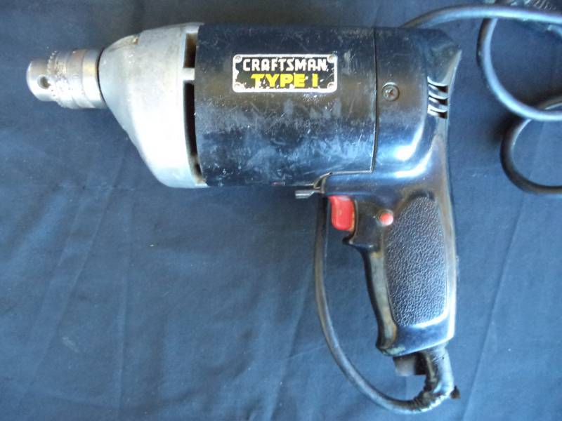 lot 2601 image: Craftsman Type 1 Electric Drill Works