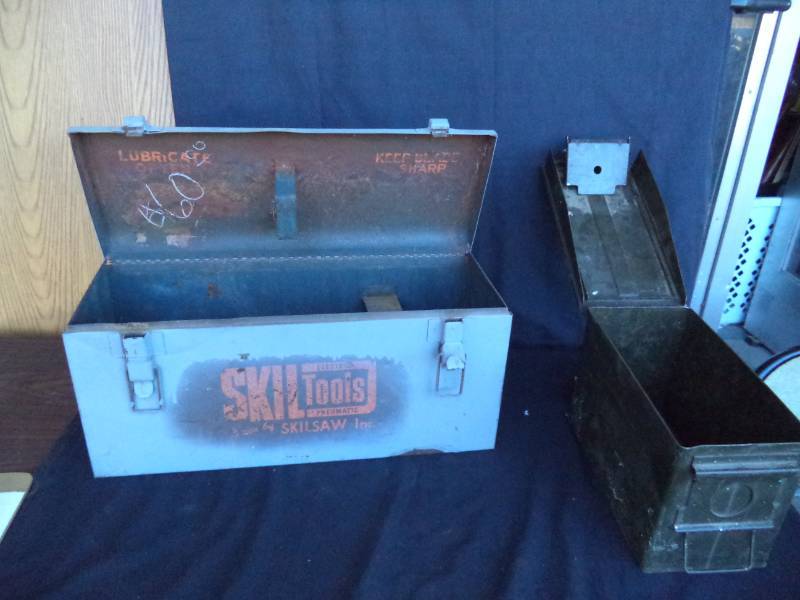lot 2627 image: Skil Tools, Tool Box & Ammo Box