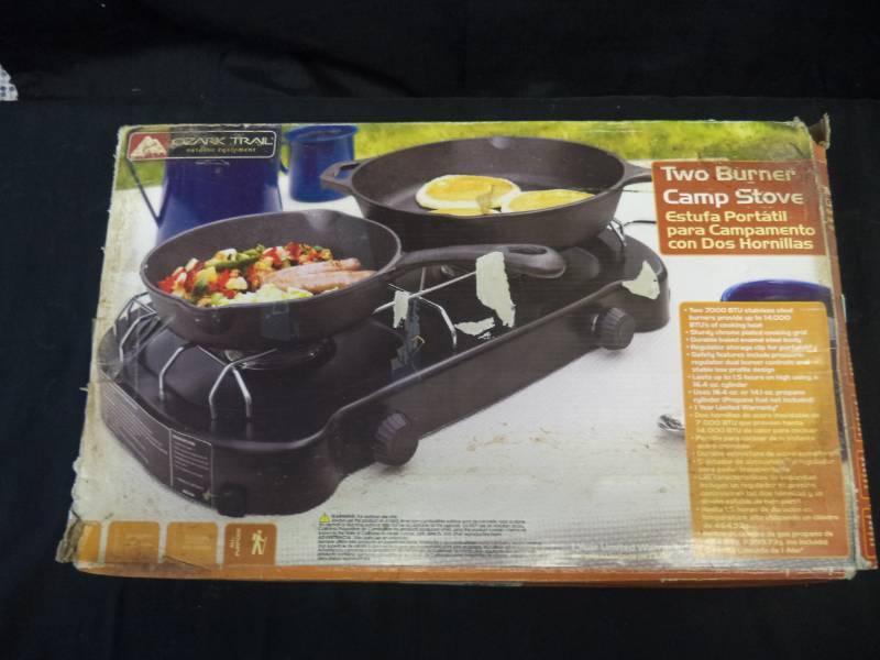 lot 2692 image: Ozark Trail Two Burner Camp Stove New
