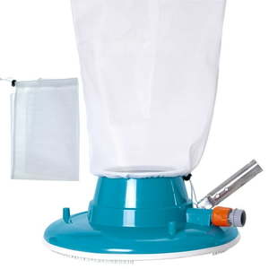 lot 1417 image: U.S. Pool Supply Professional Swimming Pool Leaf Terminator Vacuum - 15  Pool Cleaner Body  8 Pressure Jets  4 Rotating Wheels  3 Perimeter Brushes  2 Debris Bags - Below or Above-Ground Sucker Eater - Retail $40