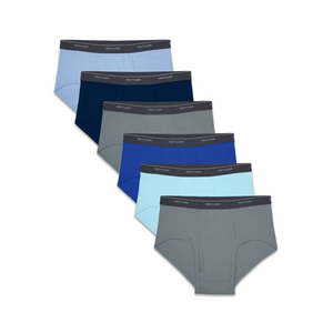 lot 2045 image: Fruit of the Loom Men s Fashion Briefs  6 Pack  Sizes S-3XL - Retail $35