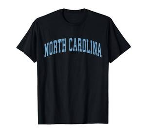 lot 2090 image: North Carolina NC Vintage Athletic Blue Sports Design Style T-Shirt size M blue not black - Retail $15