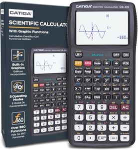lot 6029 image: CATIGA Scientific Calculator with Graphic Functions, Multiple Modes with Intuitive User Interface for Beginners and Advanced Courses, High School or College, CS-229 - Retail $40