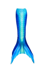 lot 16411 image: Shimmering Blue Mermaid Tail Costume 13-14 Year Old - Retail $45