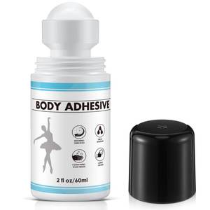 lot 16425 image: ElectricWise 1 Pcs Roll On Body Adhesive for Dancers, Sweat Resistant Water Wash Off Body Glue for Skin and Clothing, Fashion Butt Glue Applicator for Compression Stocking, Bras, Wig, Residue Free, 2oz - Retail $9