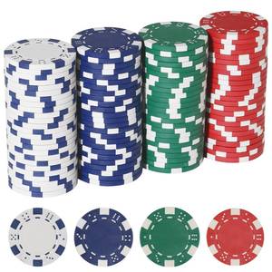 lot 16436 image: 11.5 Gram Poker Chips,100pc Casino Poker Chips for Texas Holdem, Blackjack Chips,Casino Poker Games Kit,Poker Chip Set for Card Board Game,Bulk Poker Chip,Gambling Chips - Retail $12